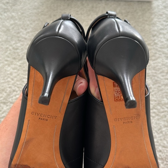 GIVENCHY Black Lace Up Heels - Picture 14 of 16